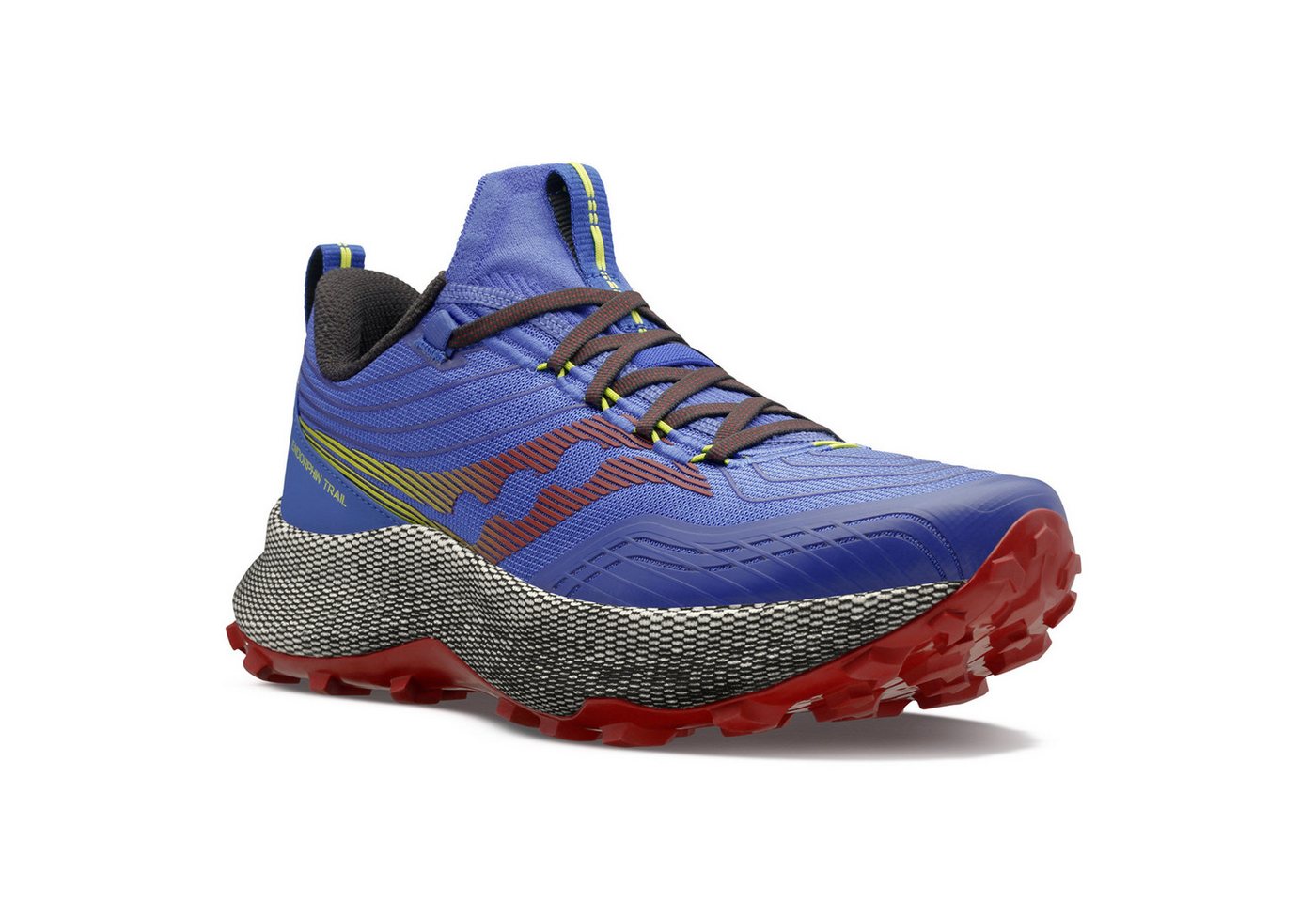 Saucony ENDORPHINE TRAIL Men S20647-25 Trailrunningschuh trägt Läuferinnen und Läufer über die Trails