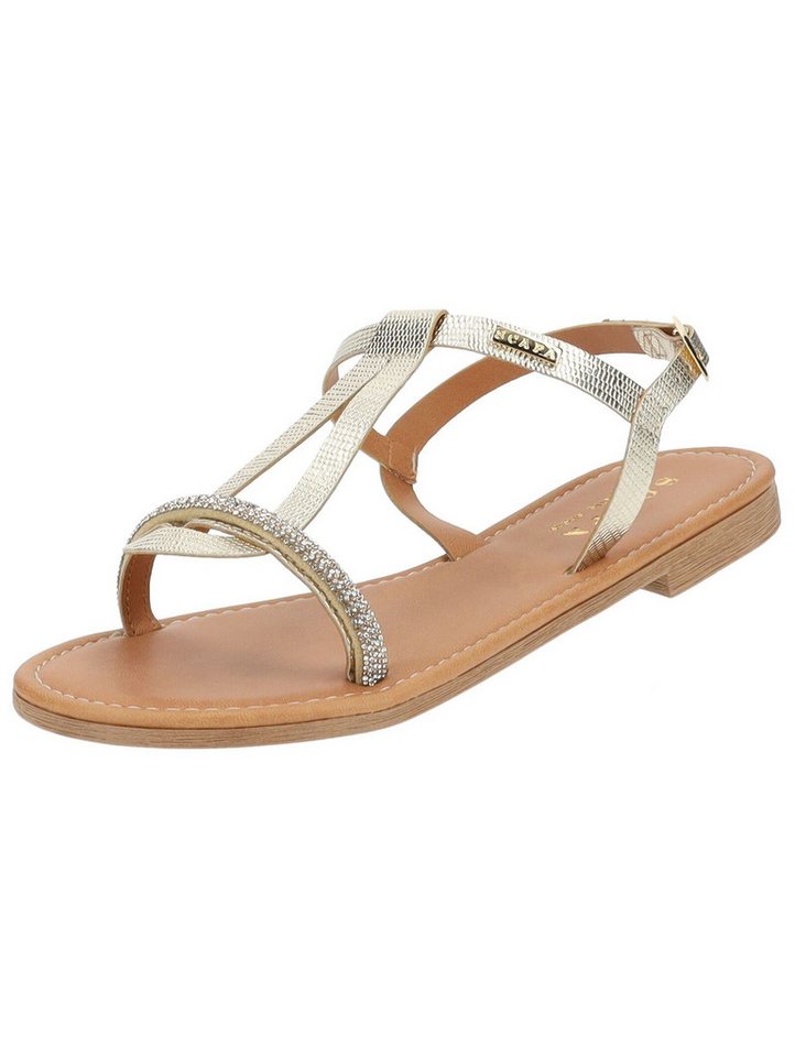 Scapa Sandalen Lederimitat . Riemchensandalette (gold)