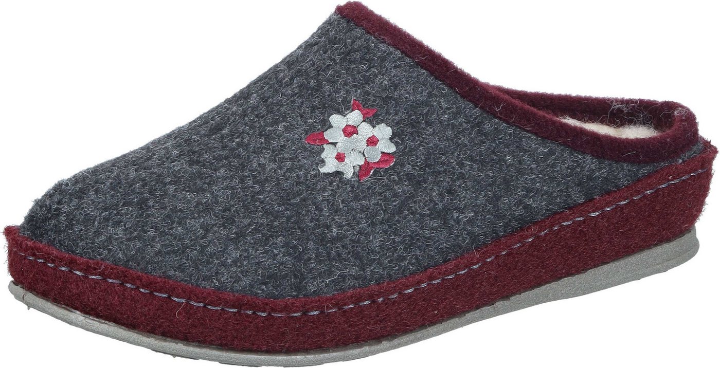 SCHAWOS Hausschuhe Hausschuh aus Filz (grau)