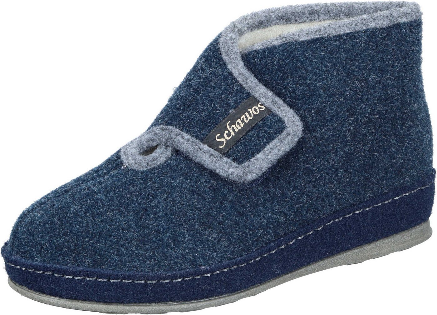 SCHAWOS Hausschuhe Schnürschuh aus Filz