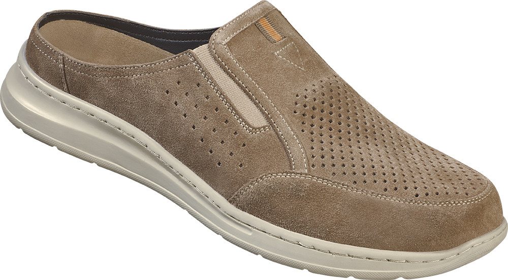 schumann und söhne Pantolette aus strapazierfähigem, weichem Leder