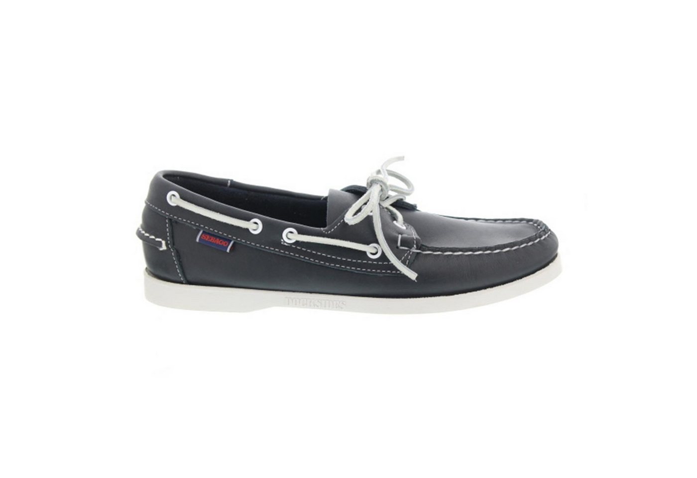Sebago Docksides, Full-Grain Leather, blue navy, Men 7000H00-908 Bootsschuh