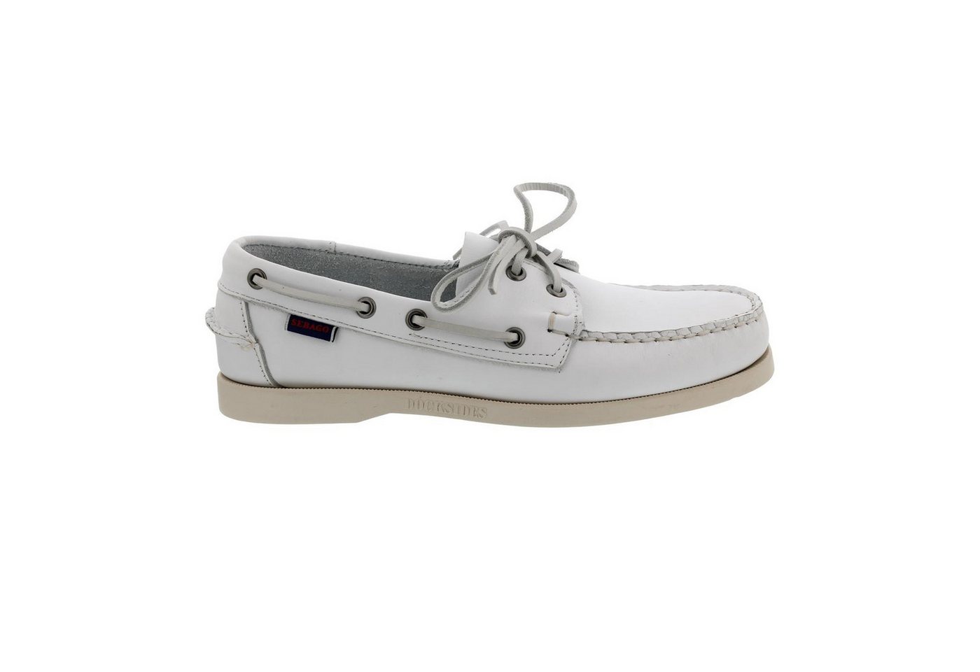 Sebago Docksides, Full-Grain Leather, white, Men 7000H00-911 Bootsschuh