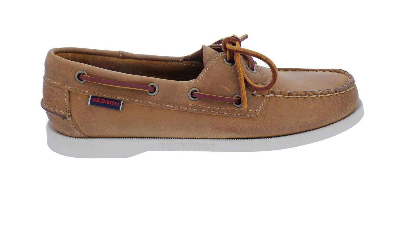 Sebago Docksides® Segelschuhe Crazy Horse Woman 7001E40-912, Fettleder Bootsschuh