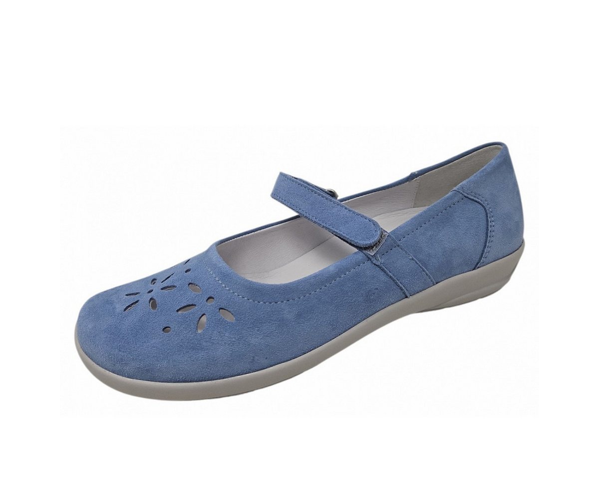 Semler Flora Weite H Ballerina (blau)