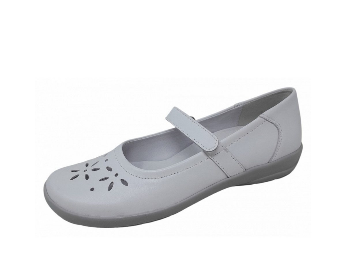 Semler Flora Weite H Ballerina (weiß)