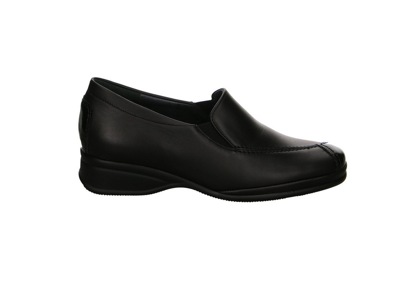 Semler R1635 118 001 Leder Comfort Slipper schwarz Slipper