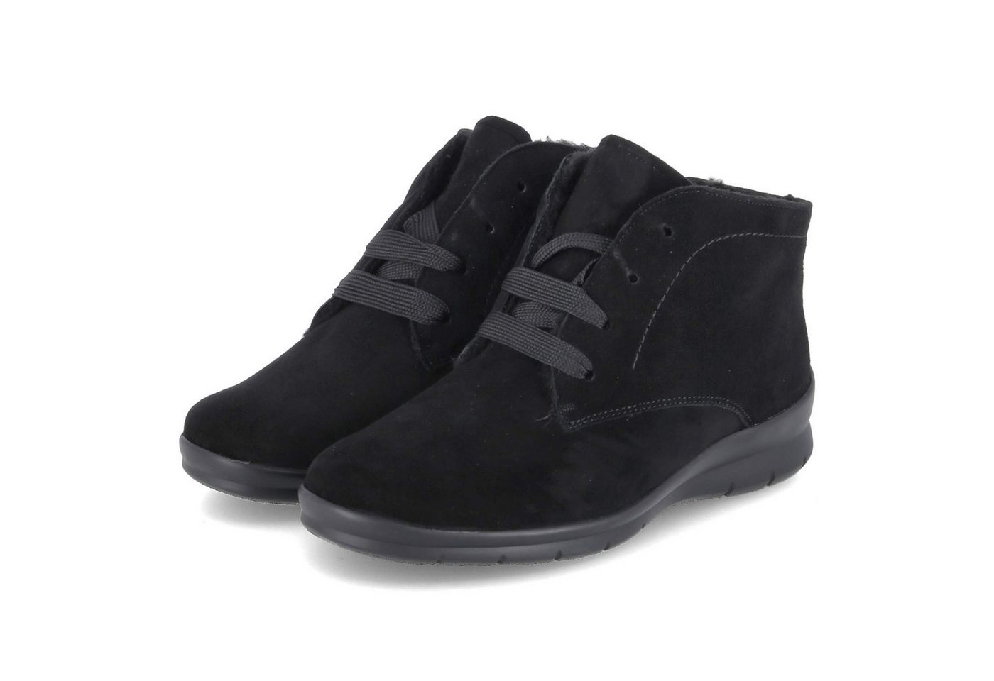 Semler X10156042/001 SP Damen Rauleder schwarz Winterstiefel