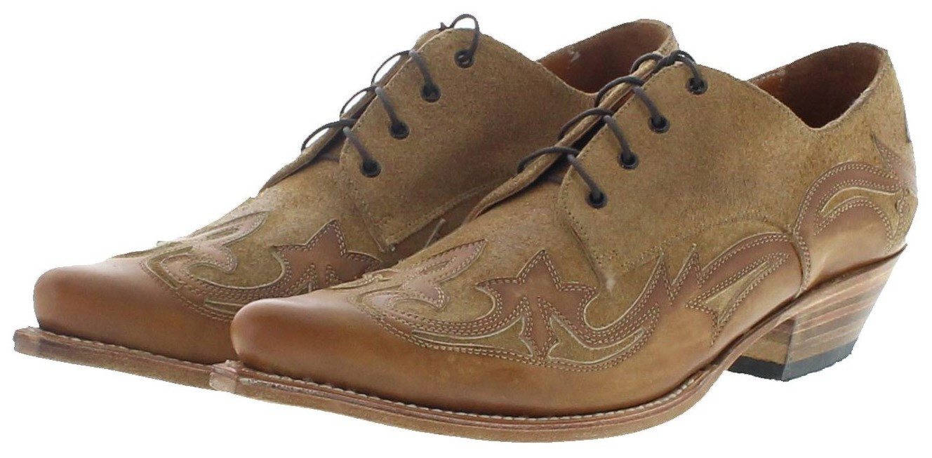 Sendra Boots 10066 MEZCAL Braun Schnürschuh Rahmengenähter Herren Schnürschuhe