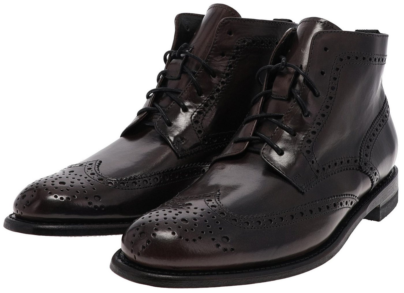 Sendra Boots 10742 BENNY Grau Schnürschuh Rahmengenähter Herren Schnürschuhe