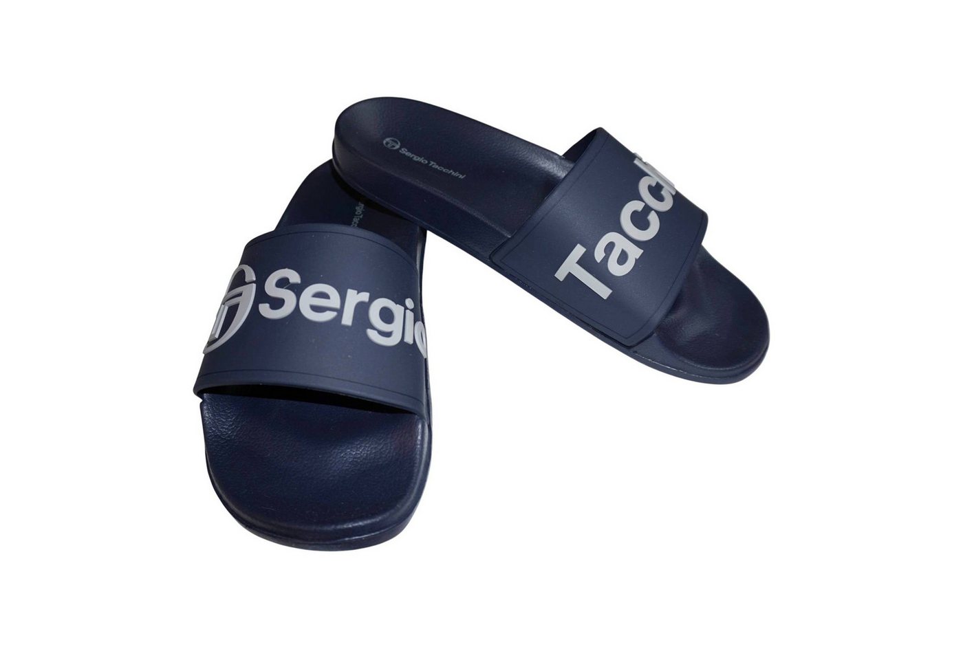 Sergio Tacchini Badelatschen Sergio Tacchini Triod V3 Badepantolette vorgeformtes Fußbett