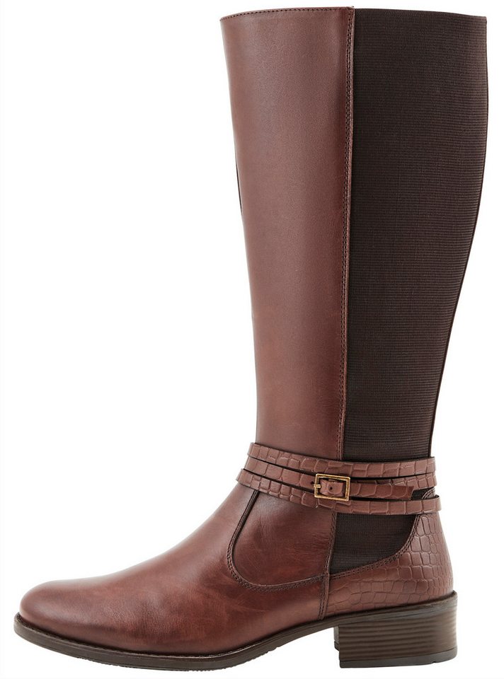 Sheego Weitschaftstiefel Stiefel (braun)