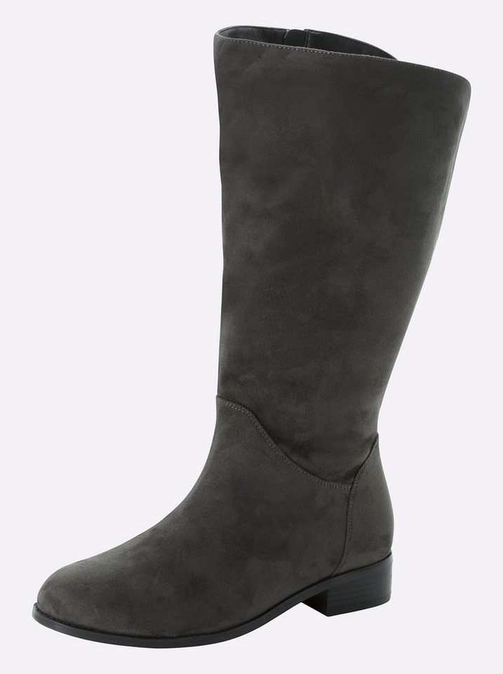 Sheego Weitschaftstiefel . Stiefel (grau)
