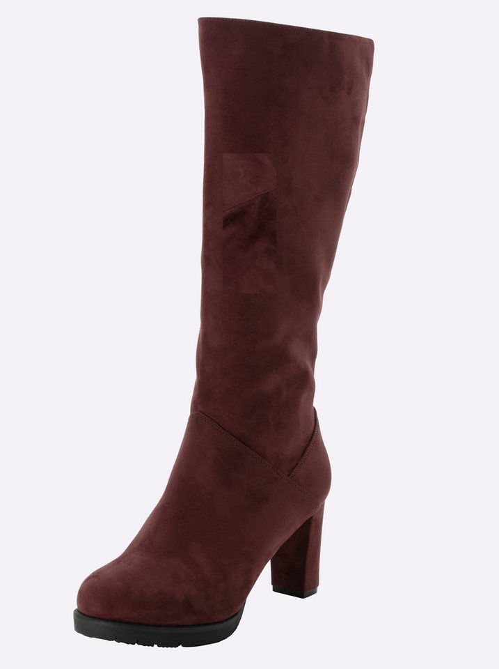 Sheego Weitschaftstiefel . Stiefel (rot)