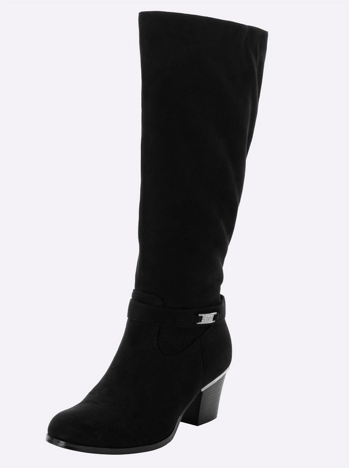 Sheego Weitschaftstiefel . Stiefel (schwarz)