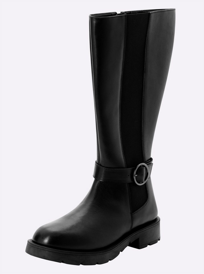 Sheego Weitschaftstiefel . Stiefel (schwarz)