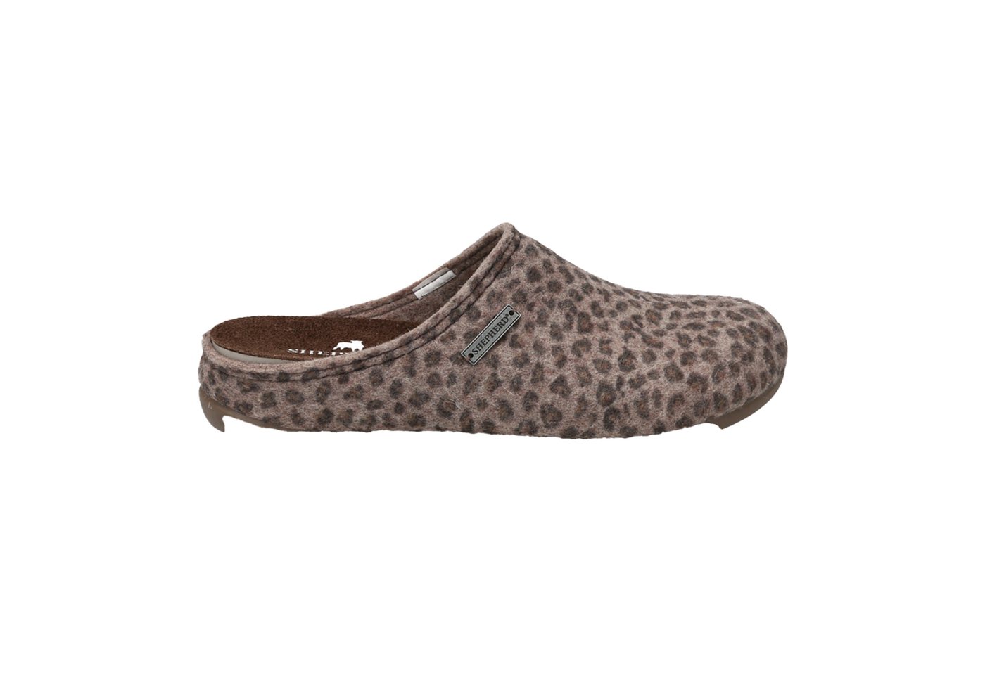 Shepherd 0883043 CILLA, Hausschuhe, Beige kombiniert, Damen Hausschuh