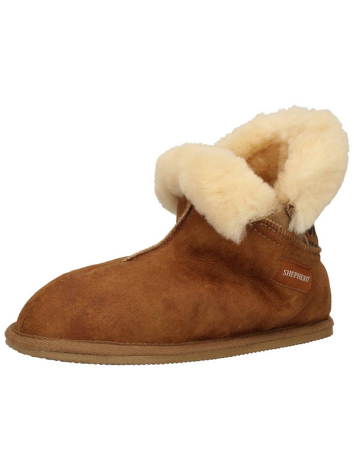 Shepherd Hausschuhe Leder Hausschuh (braun)