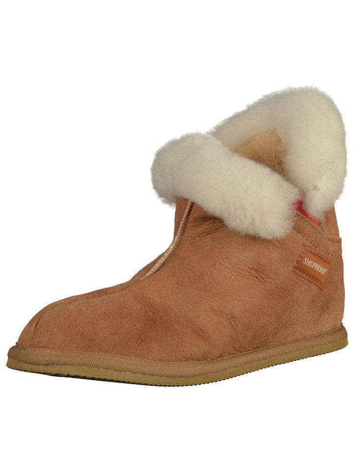 Shepherd Hausschuhe Leder . Hausschuh (braun)