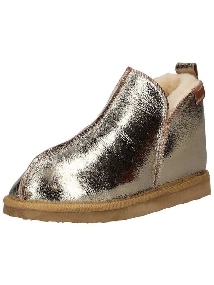 Shepherd Hausschuhe Leder Hausschuh (gold)