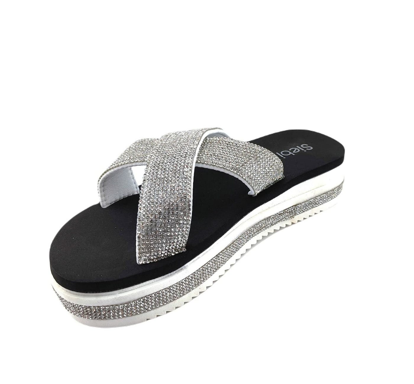 Siebi`s Pantoletten für Damen Pantolette (Schuhweite, 1-tlg., Schuhweite) (silber)