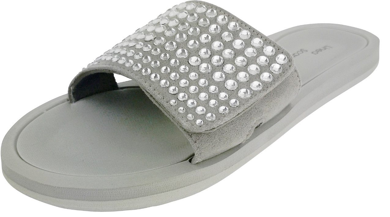 Siebi`s Rügen Luxus Badeschuhe extra leichte Pantoletten Damen mit Klettversch Badeschuh