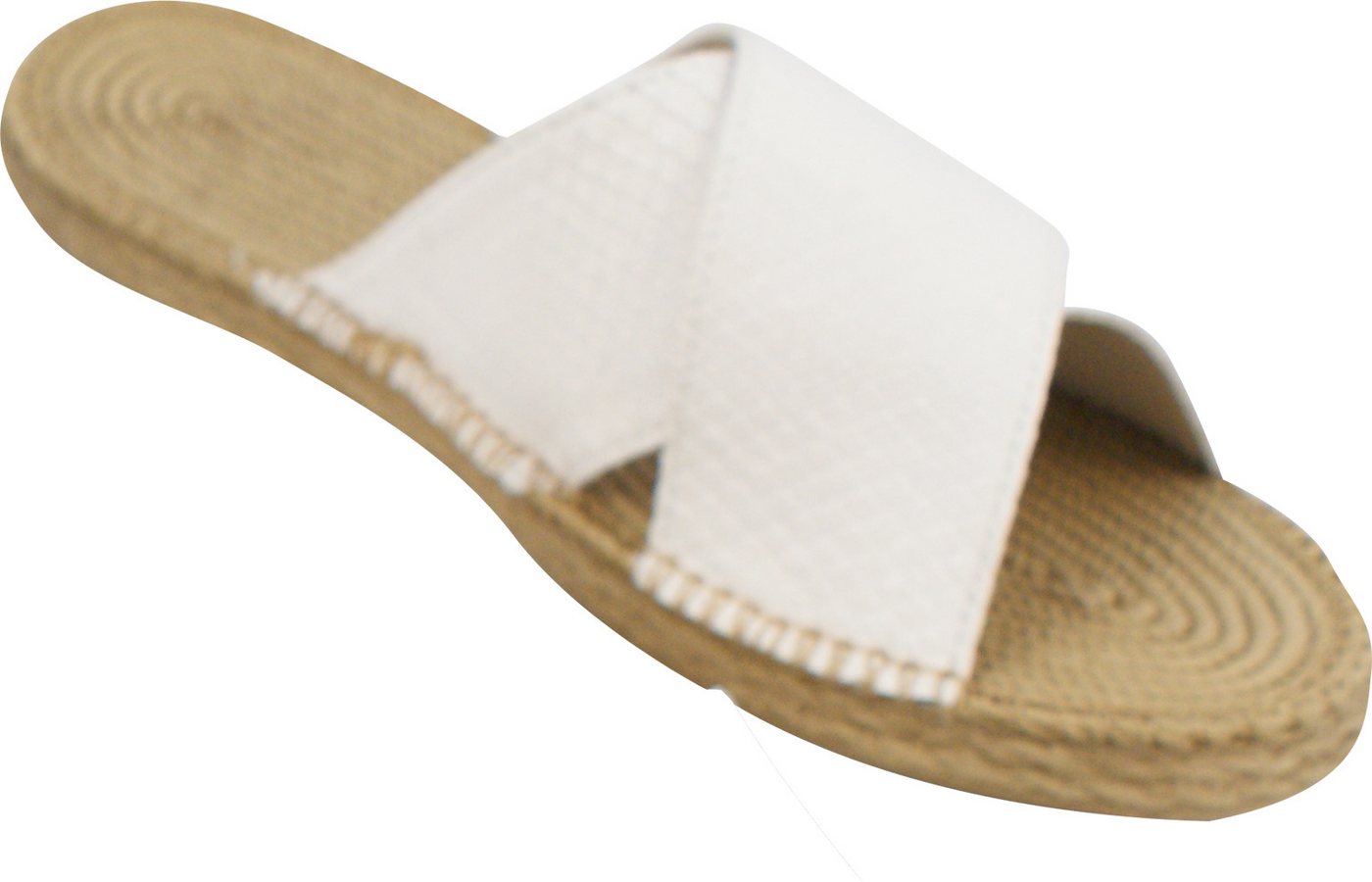 Siebi`s Siebi's Matera Strand-und Badeschuh Pantolette in Bastoptik für Damen Schlappen