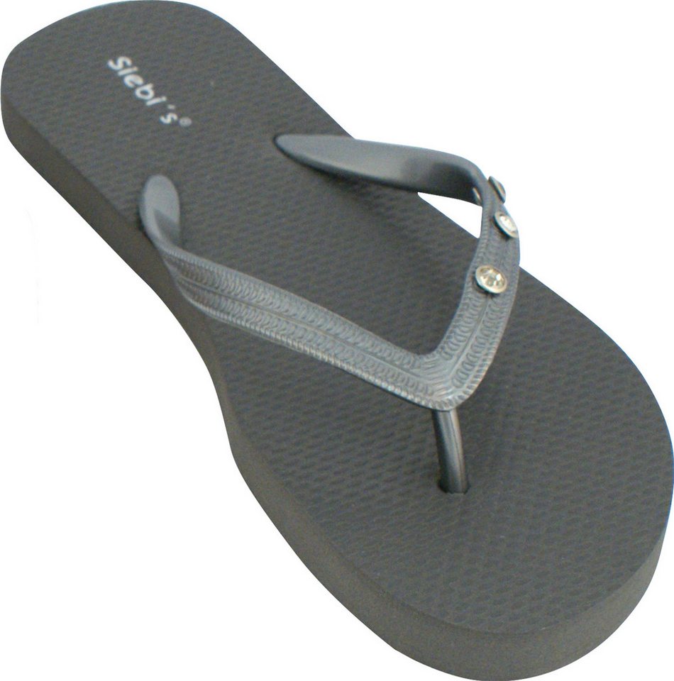 Siebi`s Siebi's Palma Flip Zehentrenner flach Damen extra leicht Badezehentrenner