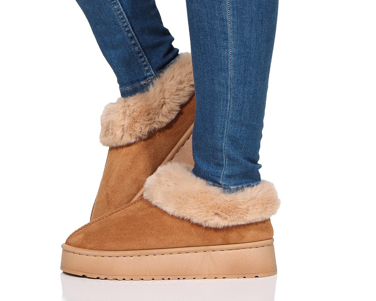 simaranda Damen Hausschuhe 862 38-39 Camel Hausschuh