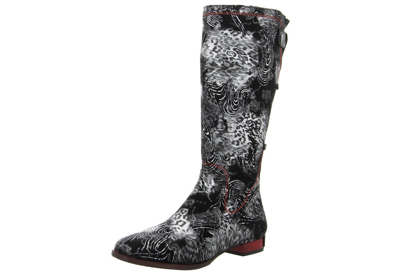 Simen Stiefel (schwarz/silber)