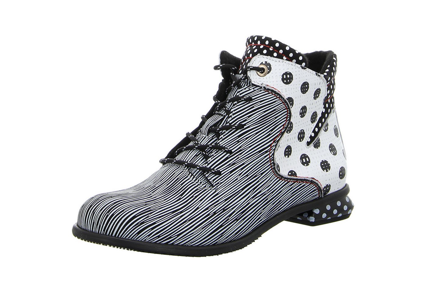 Simen Stiefelette (grau/schwarz/weiß)