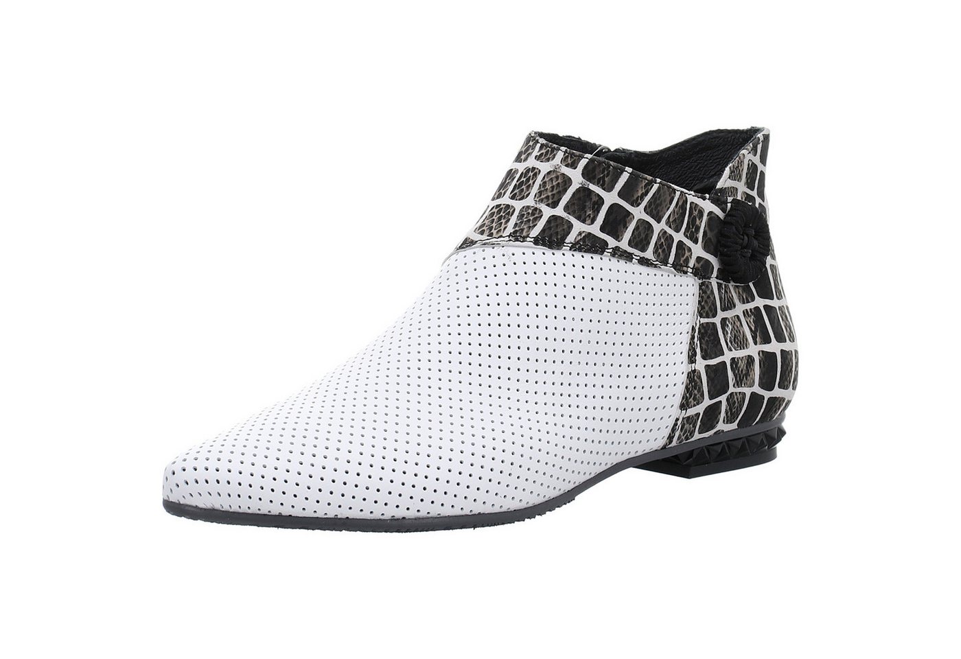 Simen Stiefelette (grau/weiß)