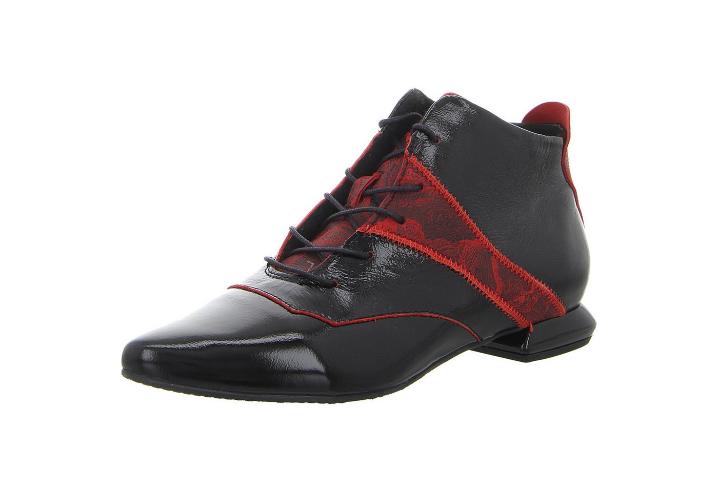 Simen Stiefelette (rot/schwarz)