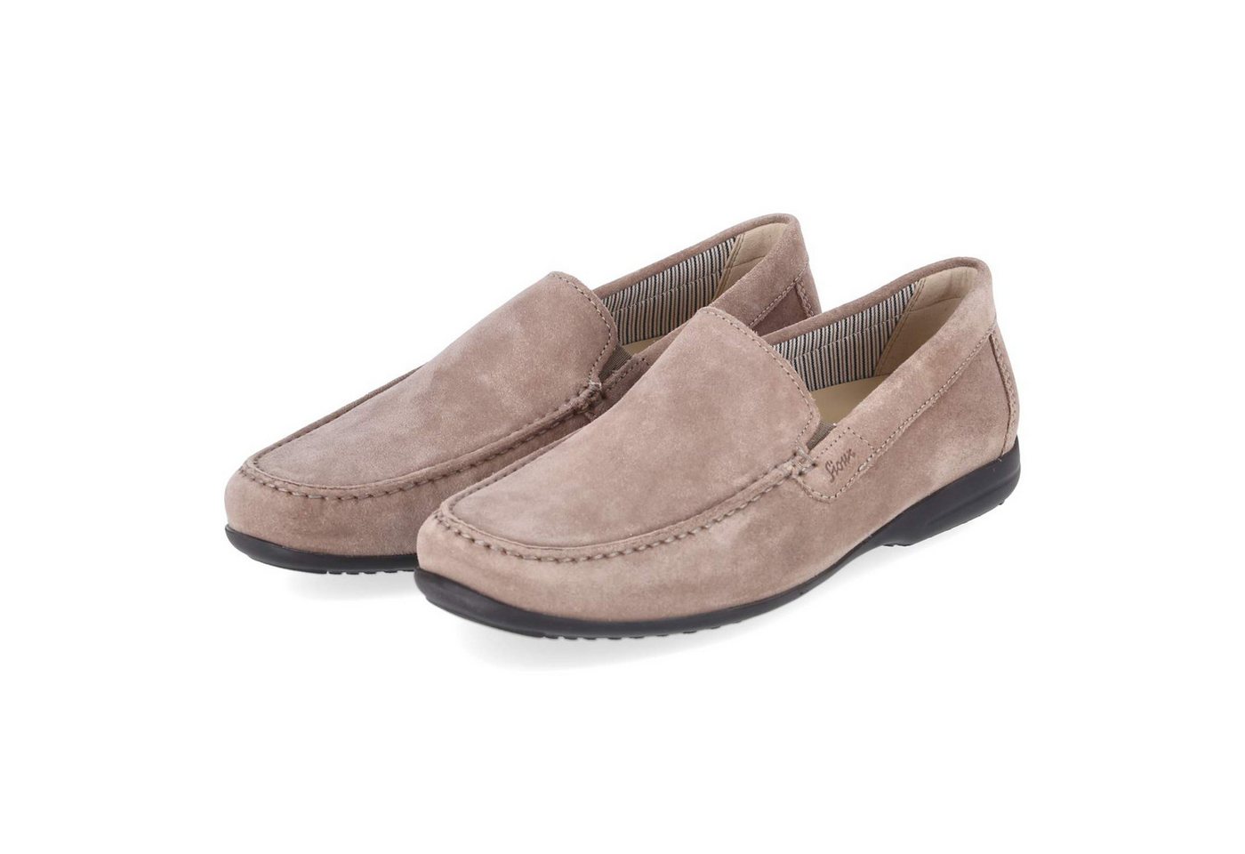 Sioux 12034 Herren Rauleder taupe Slipper