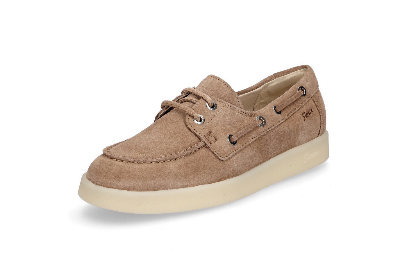 Sioux Damen Mokassin Melosana-700 hellbraun Slipper