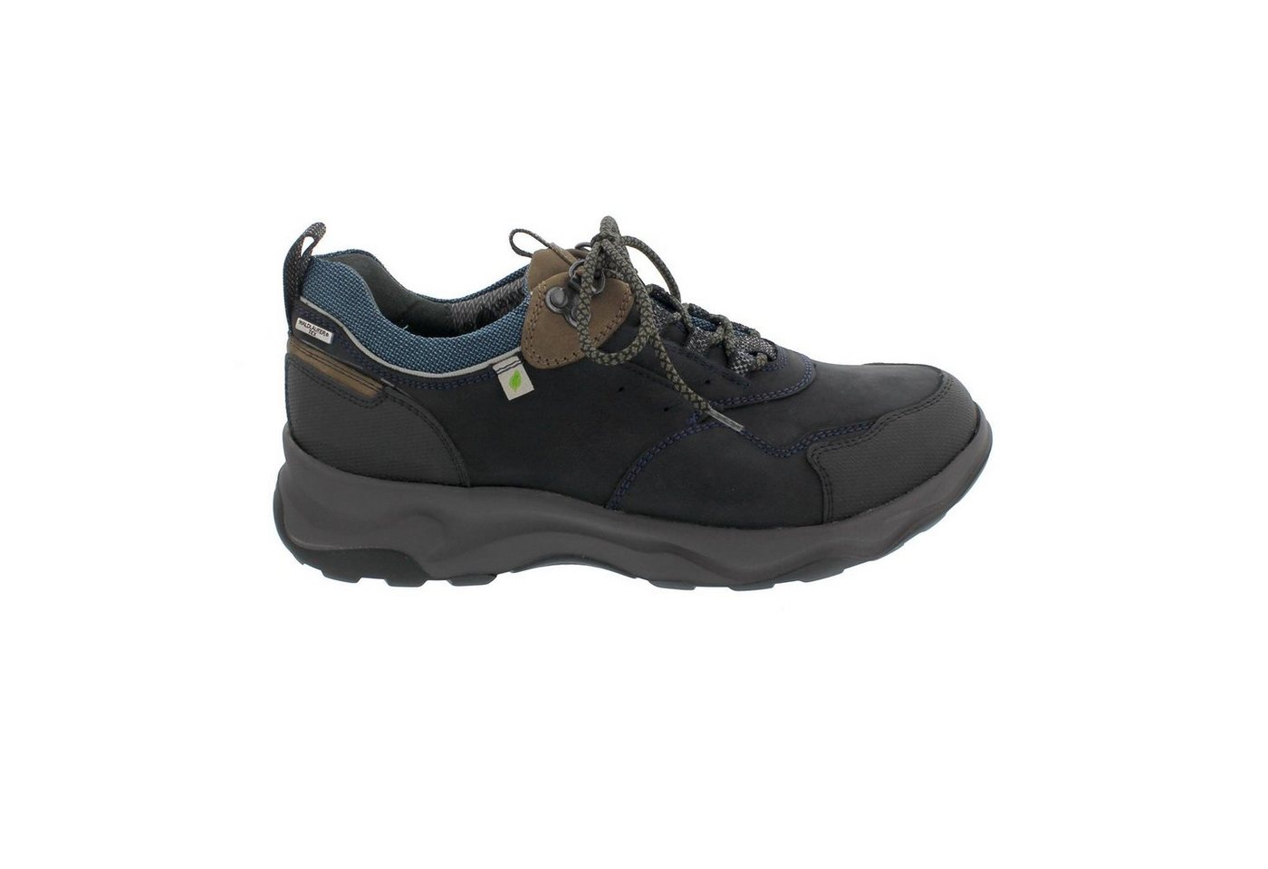 Sioux Marcel Schnürhalbschuh, Lamm-Nappa, Schwarz, Weite G, Wechselfuß Schnürschuh