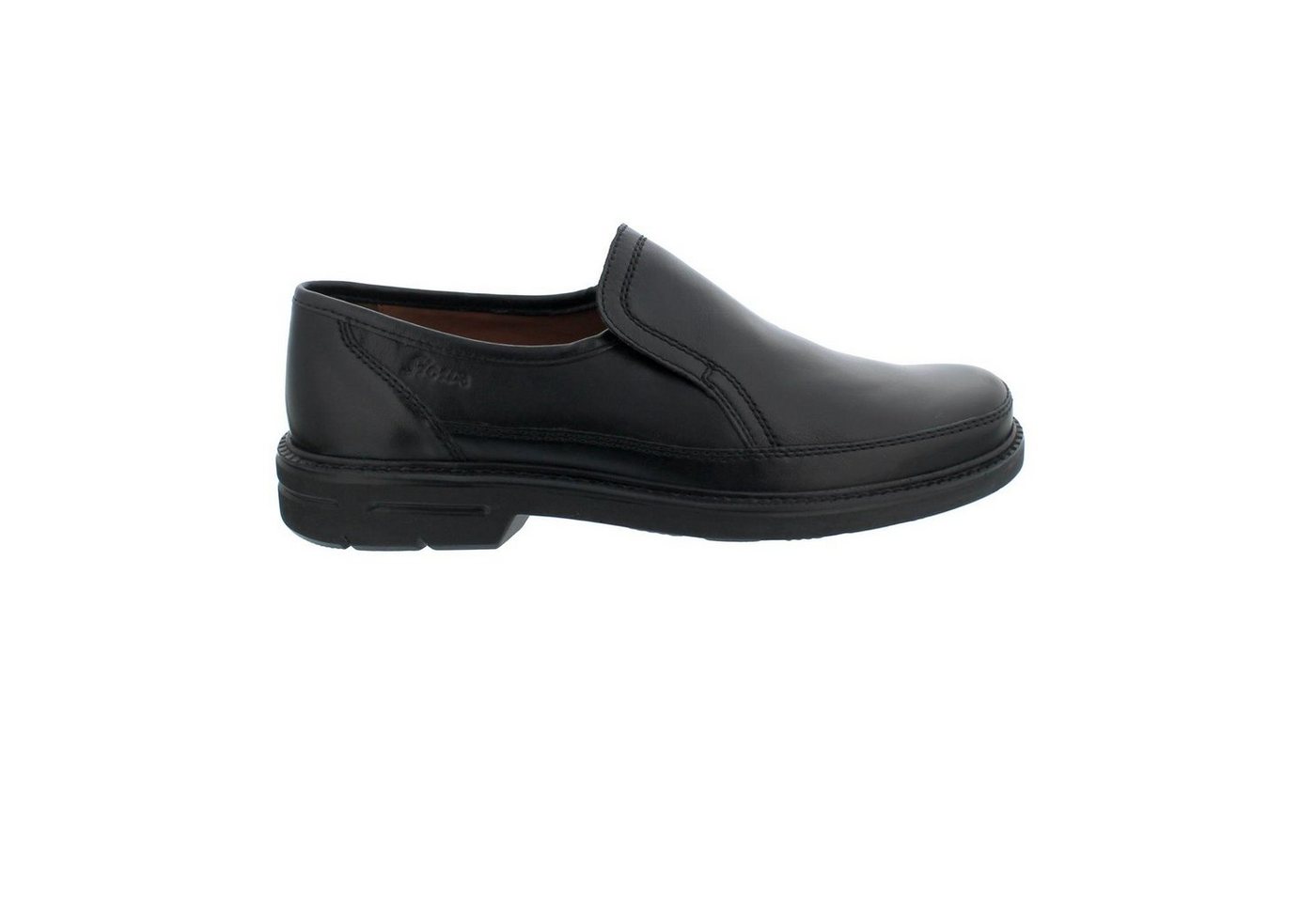 Sioux Michael, Slipper, Lamm-Nappa, Schwarz, Weite G, Wechselfußbett - Slipper