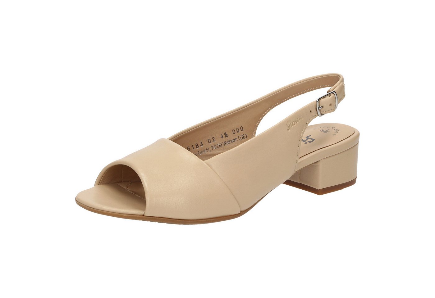 Sioux Zippora Slingpumps (beige/braun)