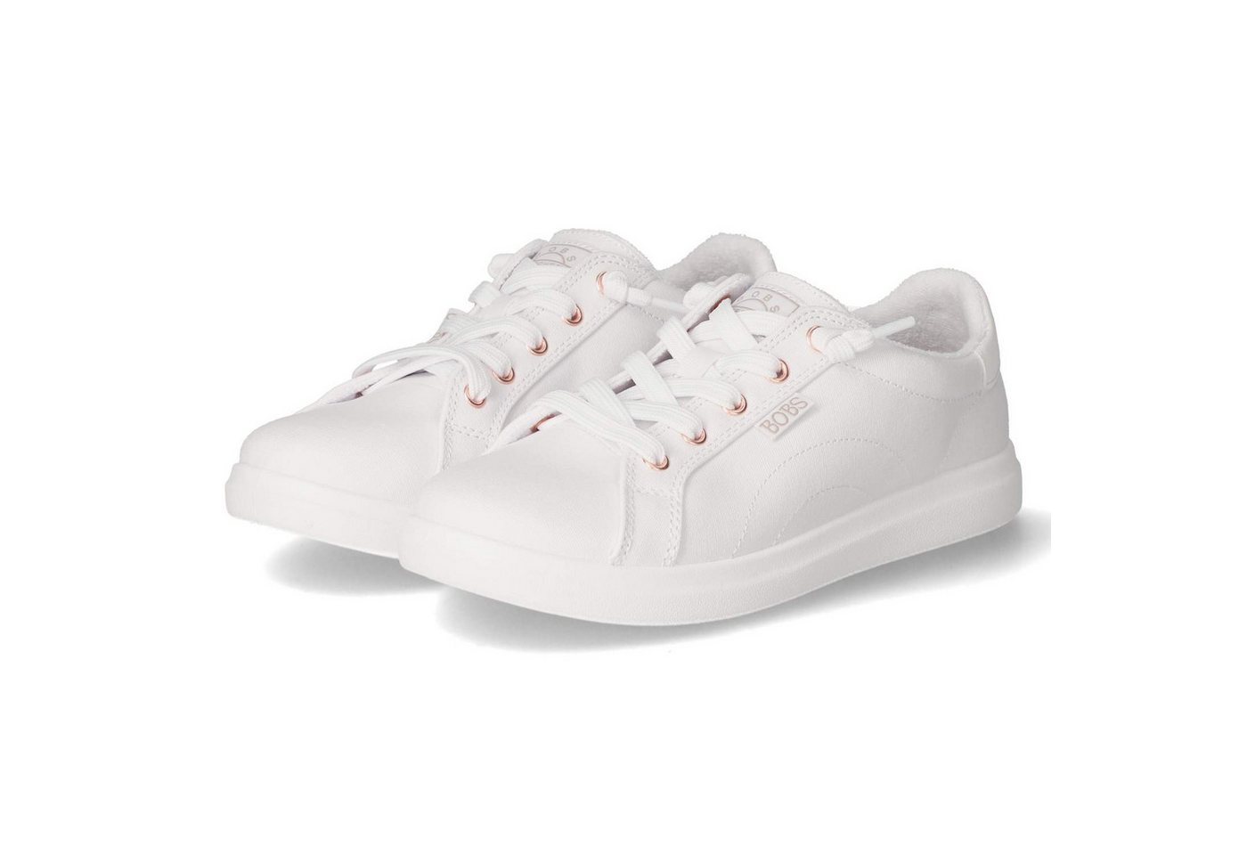 Skechers 114453 WHT Damen Textil weiss Schnürschuh