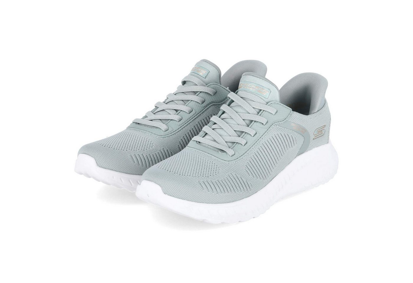 Skechers 117497 SAGE Damen Synthetik gruen Schnürschuh