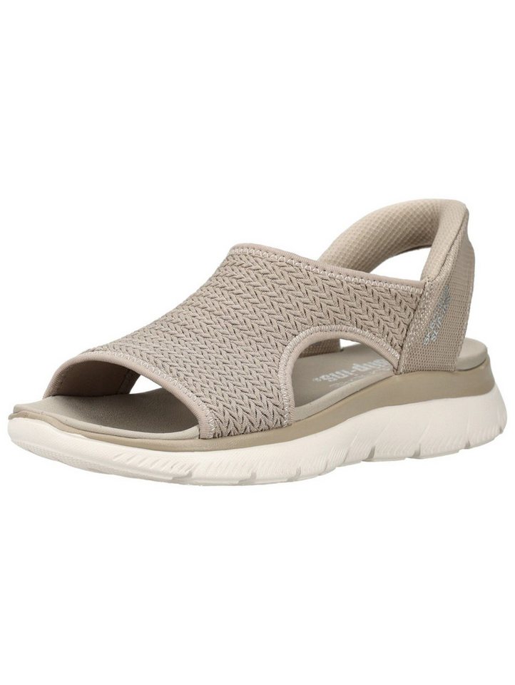 Skechers Sandalen Textil Riemchensandale (grau/weiß)