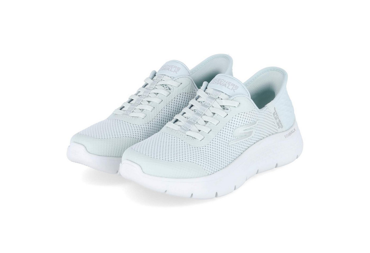 Skechers 124836 MNT Damen Textil & Synthetik gelb Schnürschuh