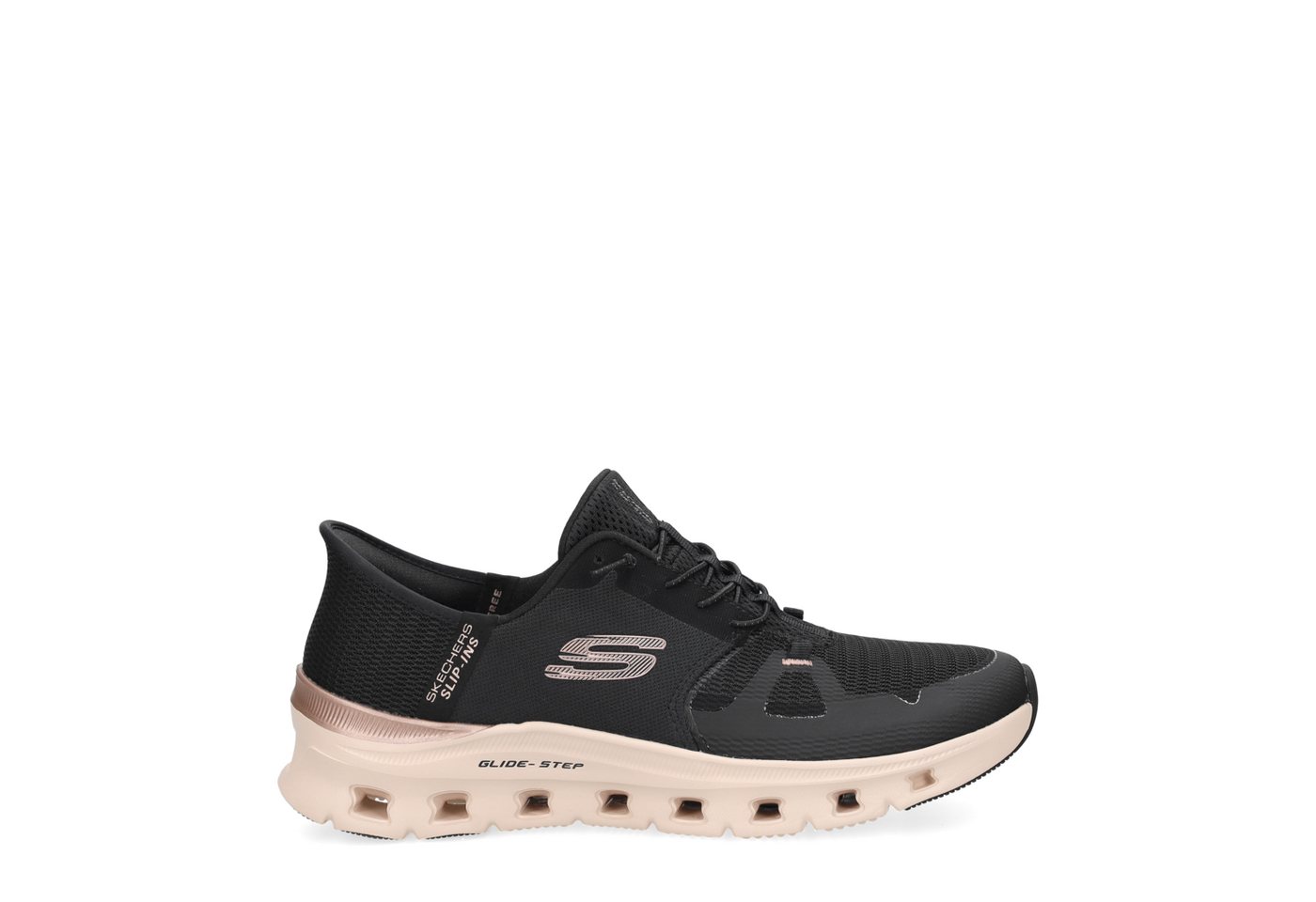 Skechers 150438 BKRG GLIDE STEP PRO, Sneaker, Schwarz, Damen Sneaker