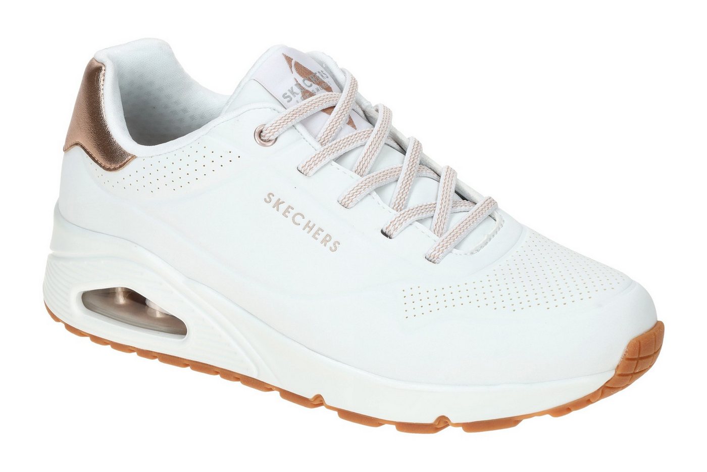 Skechers 155196 WHT Schnürschuh