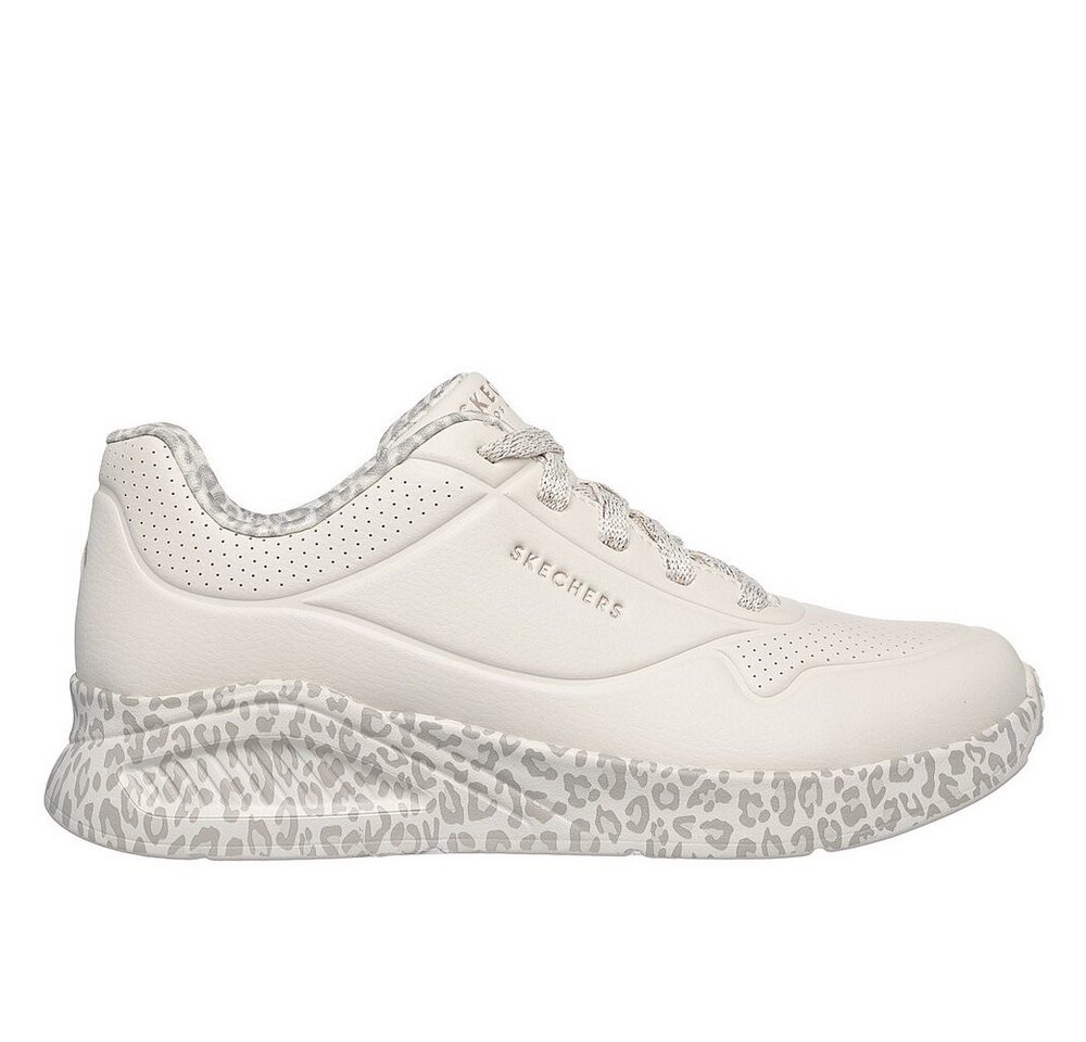 Skechers - UNO LITE SUBTLE PRINTS - Weiß Schnürschuh