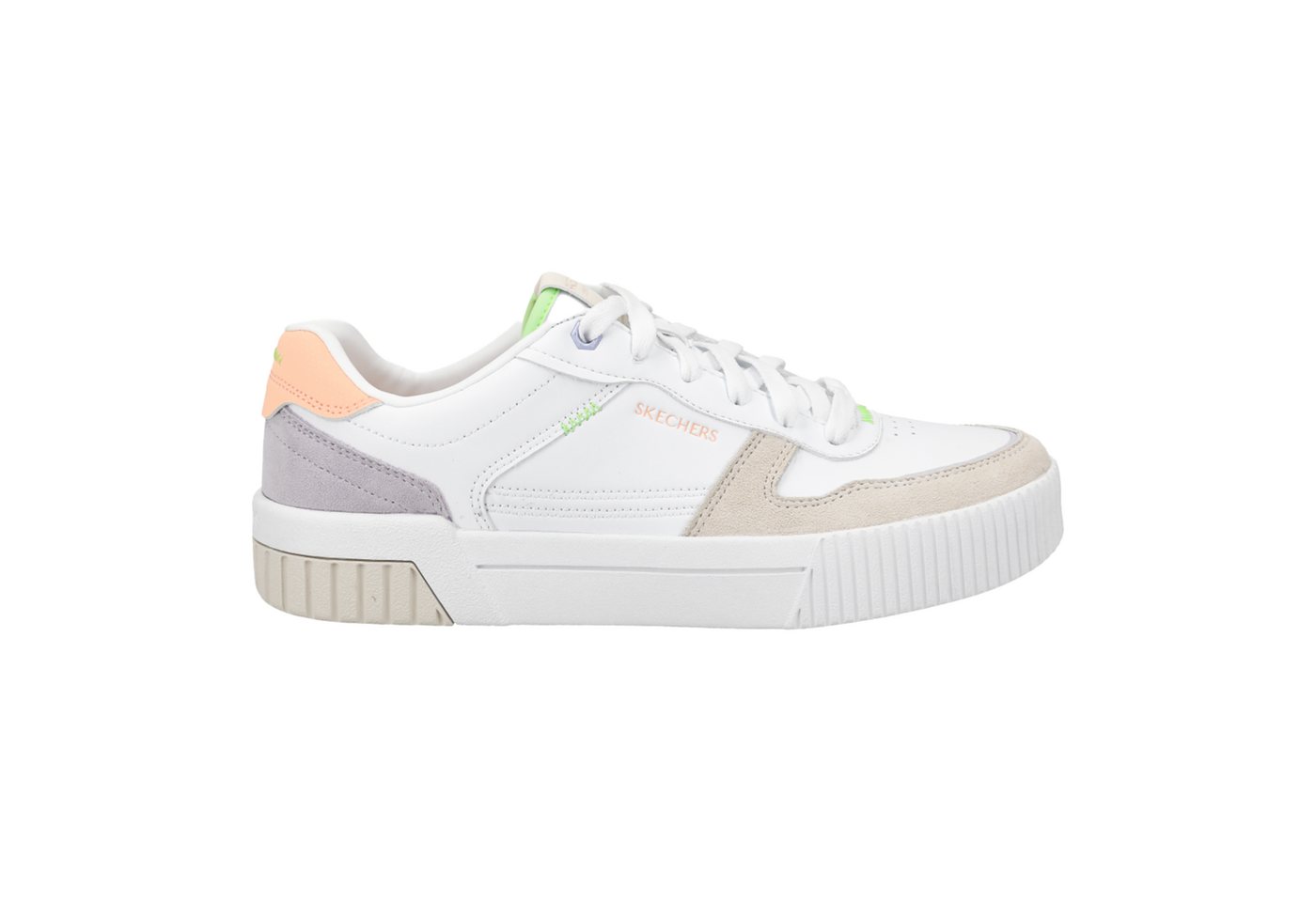 Skechers 185092 WMLT JADE, Sneaker, Weiß,kombiniert, Damen Sneaker
