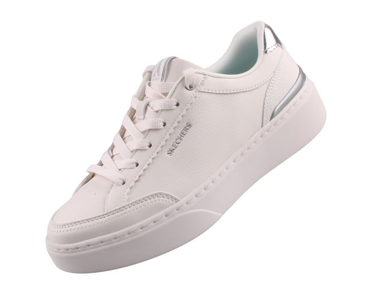 Skechers 185550-WHT Sneaker Modischer Halbschuh mit Air-Cooled Memory Foam
