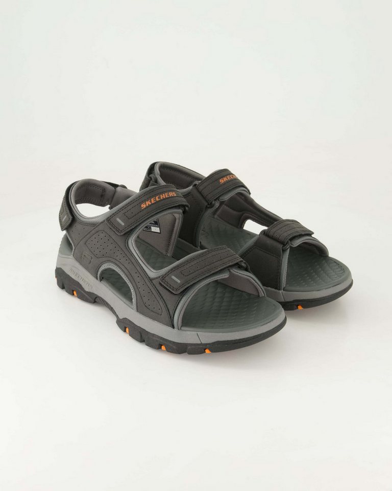 Skechers 204105 Sandale Obermaterial: Sonstiges Material (schwarz)