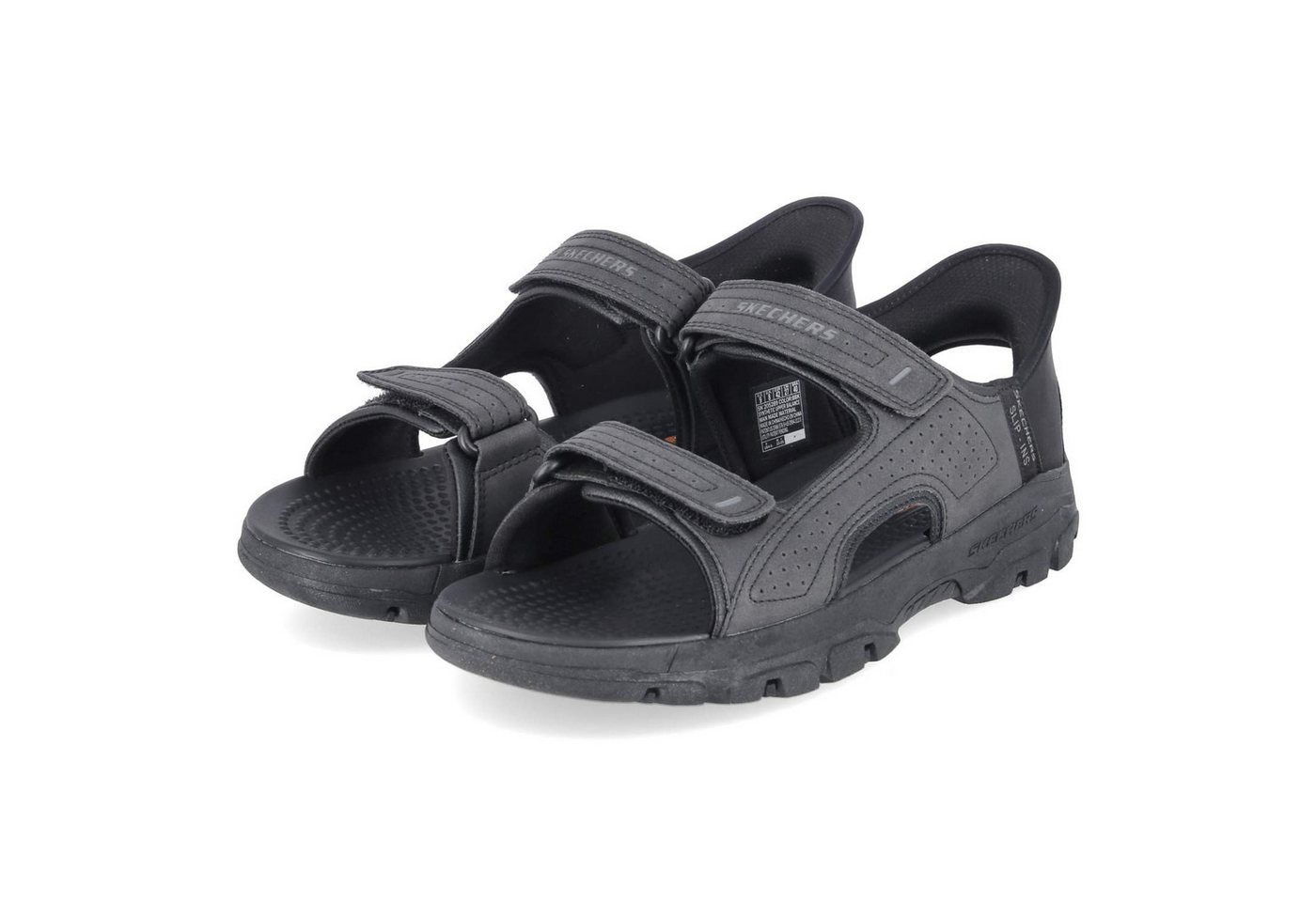 Skechers 205289 BBK Herren Synthetik black Sandalette (schwarz)