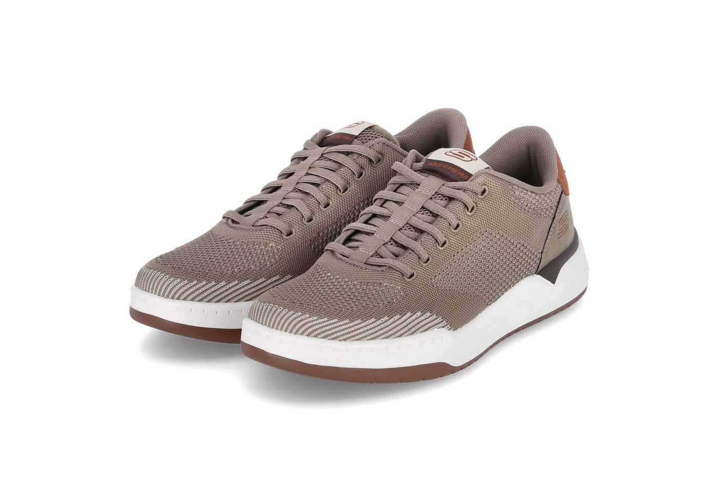 Skechers 210793 TPE Herren Textil & Synthetik taupe Schnürschuh